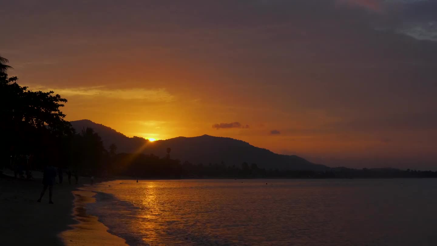 Coucher de soleil sur Koh Samui